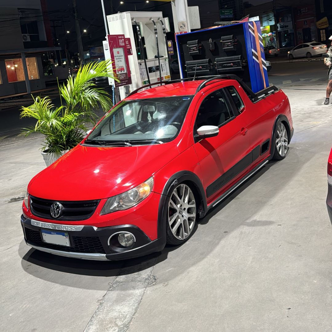 Saveiro Cross + paredão de som